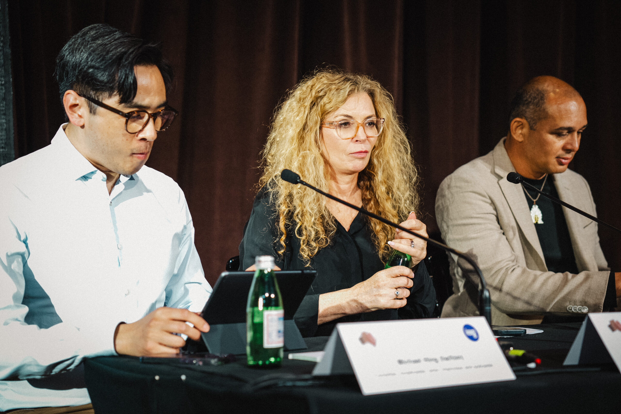 Michael Hing, Dee Madigan and Thomas Mayo at the 2024 Diversity Debate