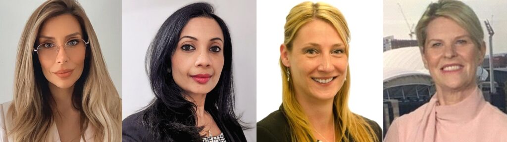 Speaker images: Lainie Cassidy, Kaivalya Prasad, Krystle Fishwick and Terese Edwards