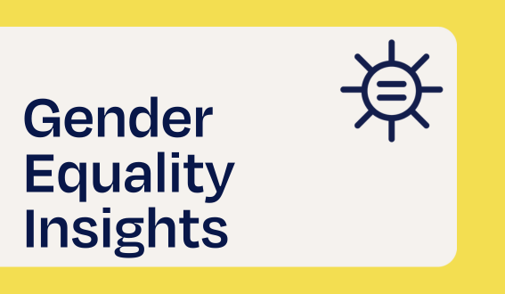 Text: Gender Equality Insights